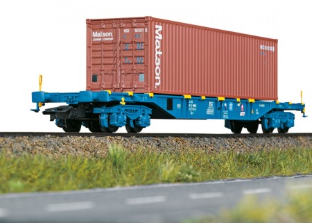 Gauge H0 - Article No. 47136 Type Sgnss Container Transport Car