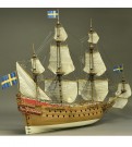 1:65 Swedish Warship Vasa, Wooden Model Ship Kit thumbnail