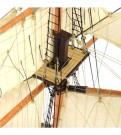 1:60. American Schooner Harvey Wooden Model Ship Kit thumbnail