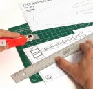 EX55775 30 cm (12”) metal conversion ruler thumbnail