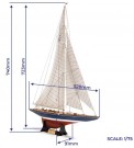 12013 - Endeavour America’s cup 1:75 thumbnail
