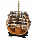 New Cross-Section of HMS Victory. 1:72 Wooden Model Ship Kit thumbnail