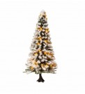 Iluminated Christmas Tree snowy, with 30 LEDs, 12 cm high thumbnail