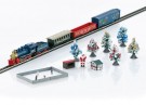 Gauge Z - Article No 81845 Christmas Starter Set. Steam Freight Train with an Oval of Track thumbnail