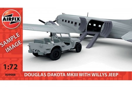 Douglas Dakota MkIII with Willys Jeep