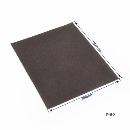 OcCre - Pack of 3 Medium Grit Sandpaper P-80