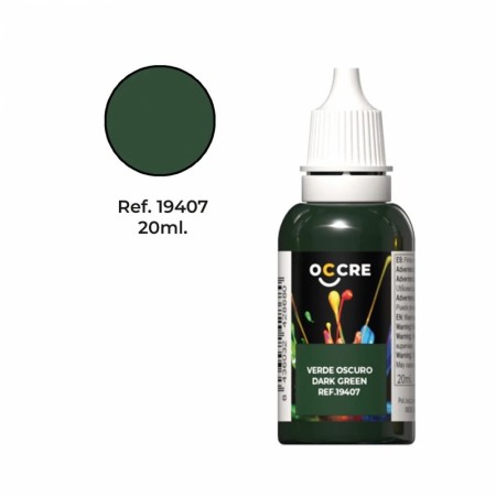 19407 - Dark green Paint / Pintura Verde oscuro 20 ml