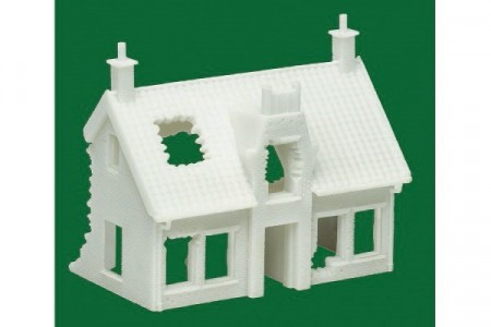 EUROPEAN RUINED COTTAGE - (1:76 SCALE) 10/10