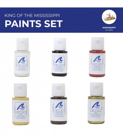 KING OF THE MISSISSIPPI PAINTS SET (6 x 20 ml)