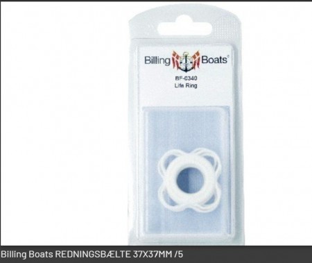 Billing Boats REDNINGSBÆLTE 37X37MM /5